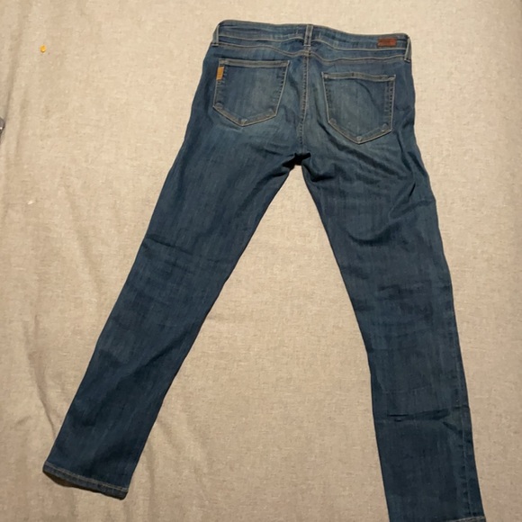 Paige dark wash straight leg jeans - Picture 3 of 4